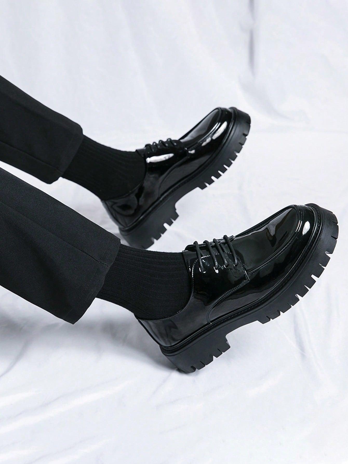 czarne buty casual