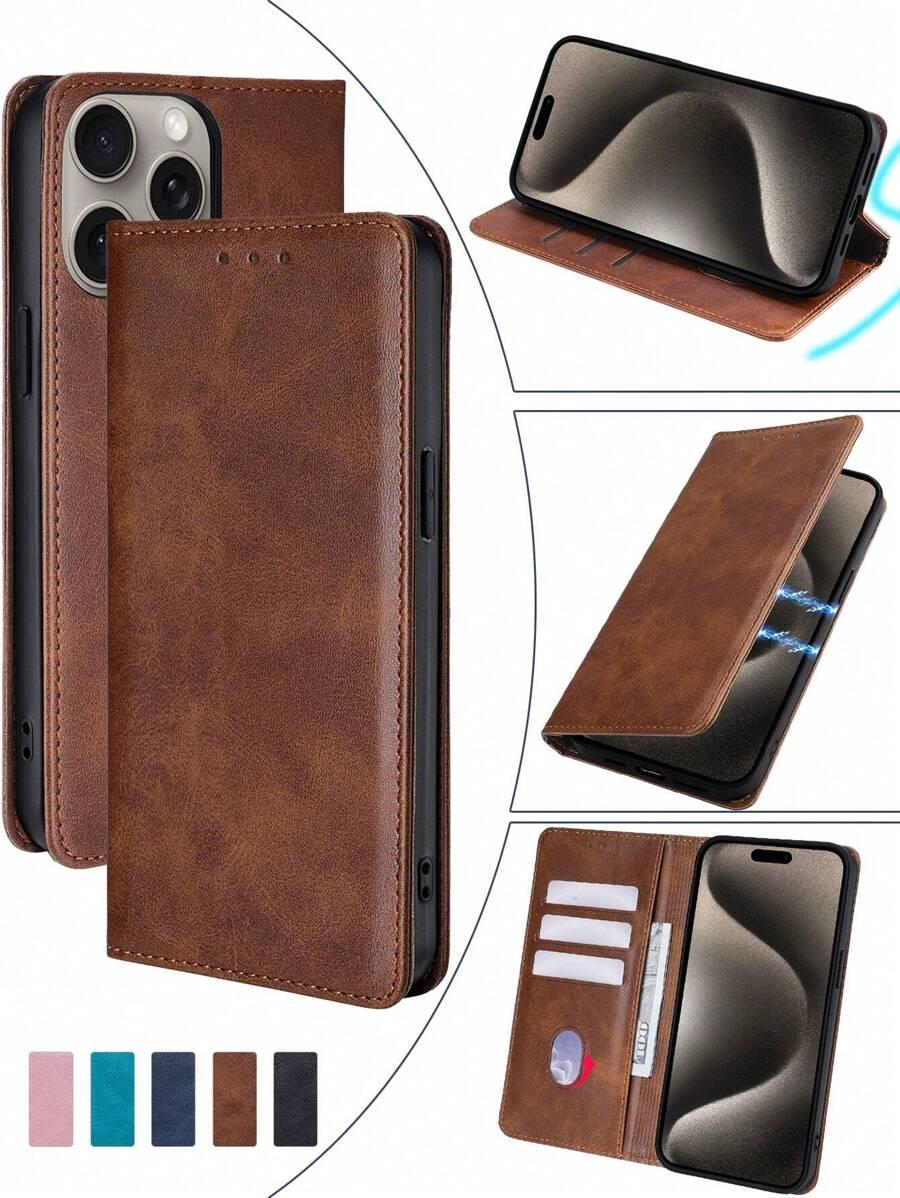 BRĄZOWE ETUI NA TELEFON IPHONE 12