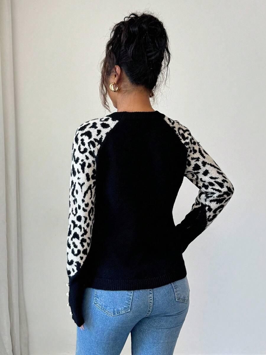 SWETER ANIMAL PRINT