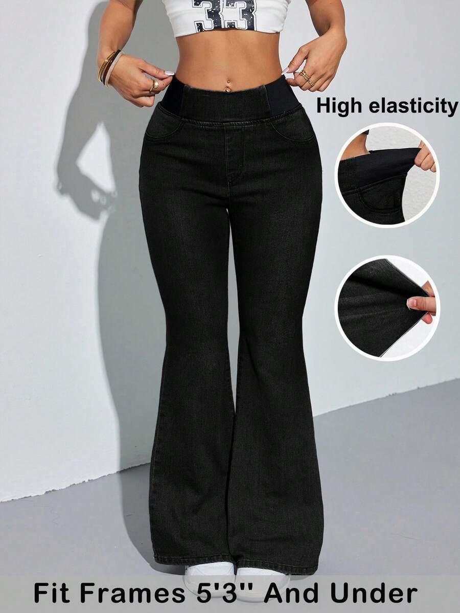 czarne spodnie jeans 
