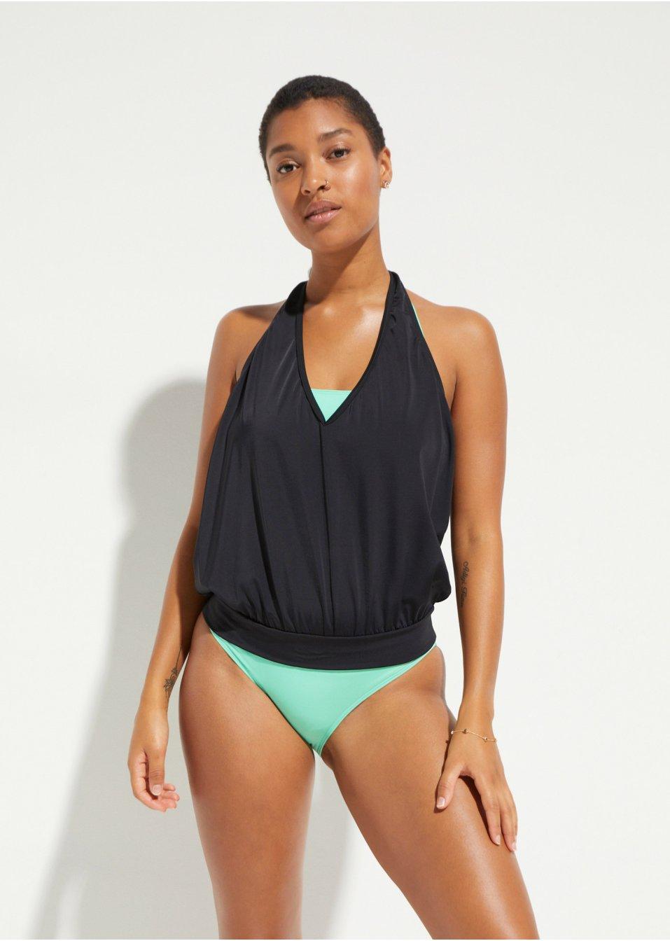 TOP TANKINI CZARNY