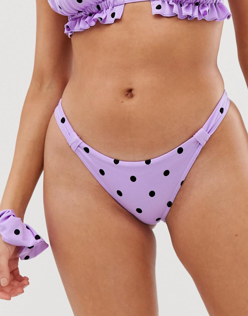 dół od bikini groszki