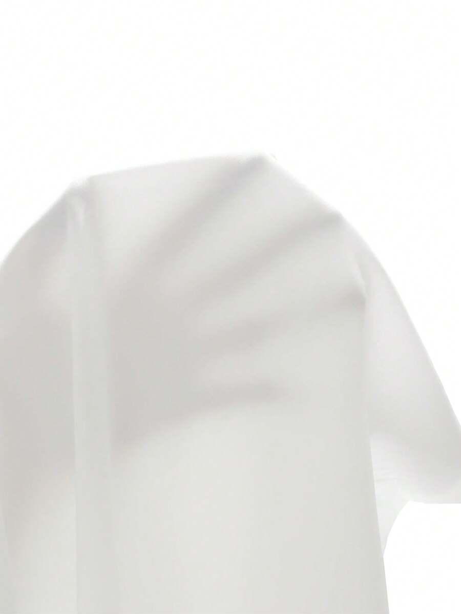 biały komplet medyczny bluzka spodnie