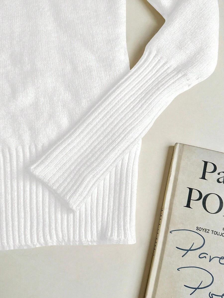 dopasowany sweter golf 