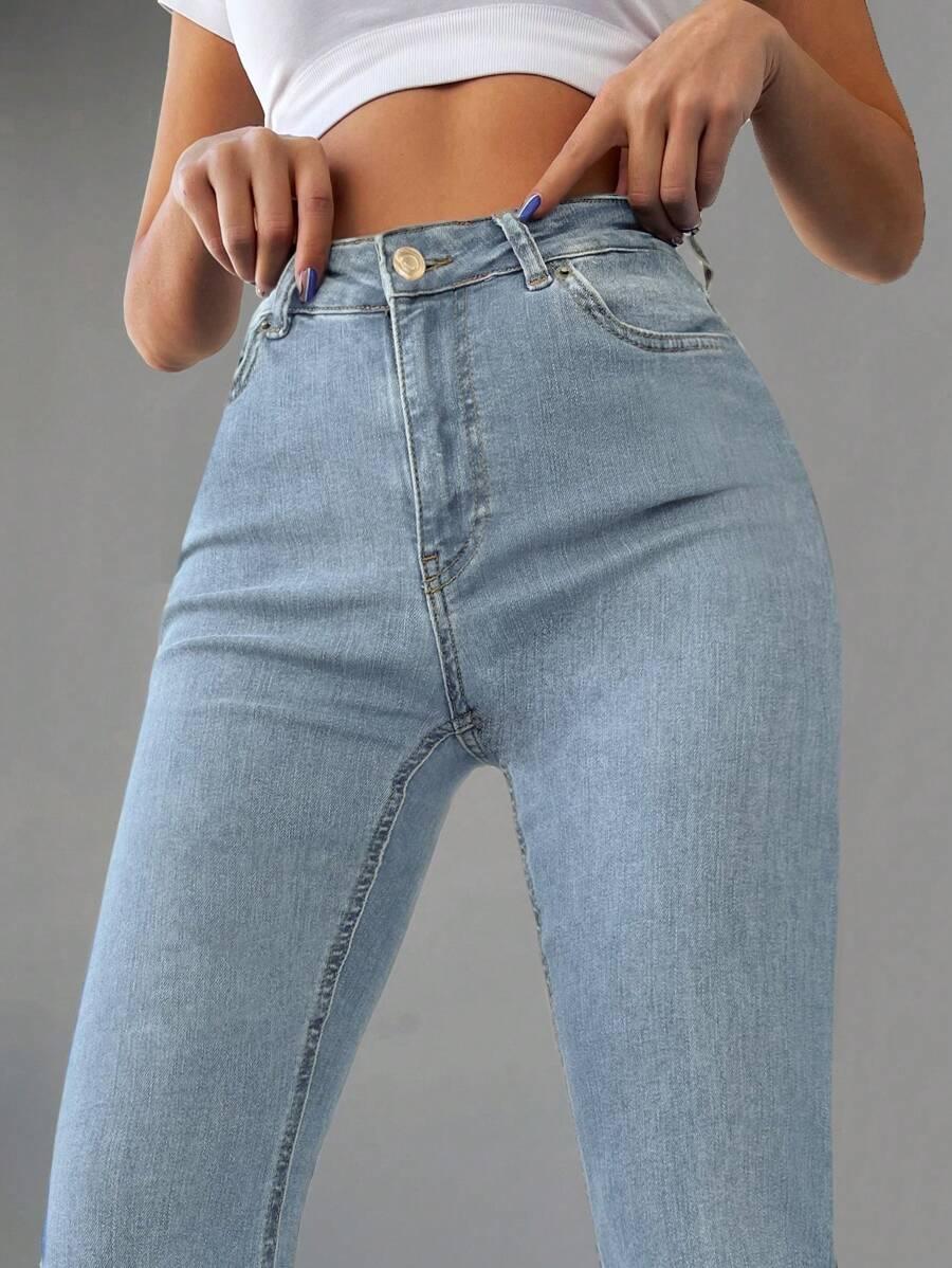 NIEBIESKIE SPODNIE JEANS 