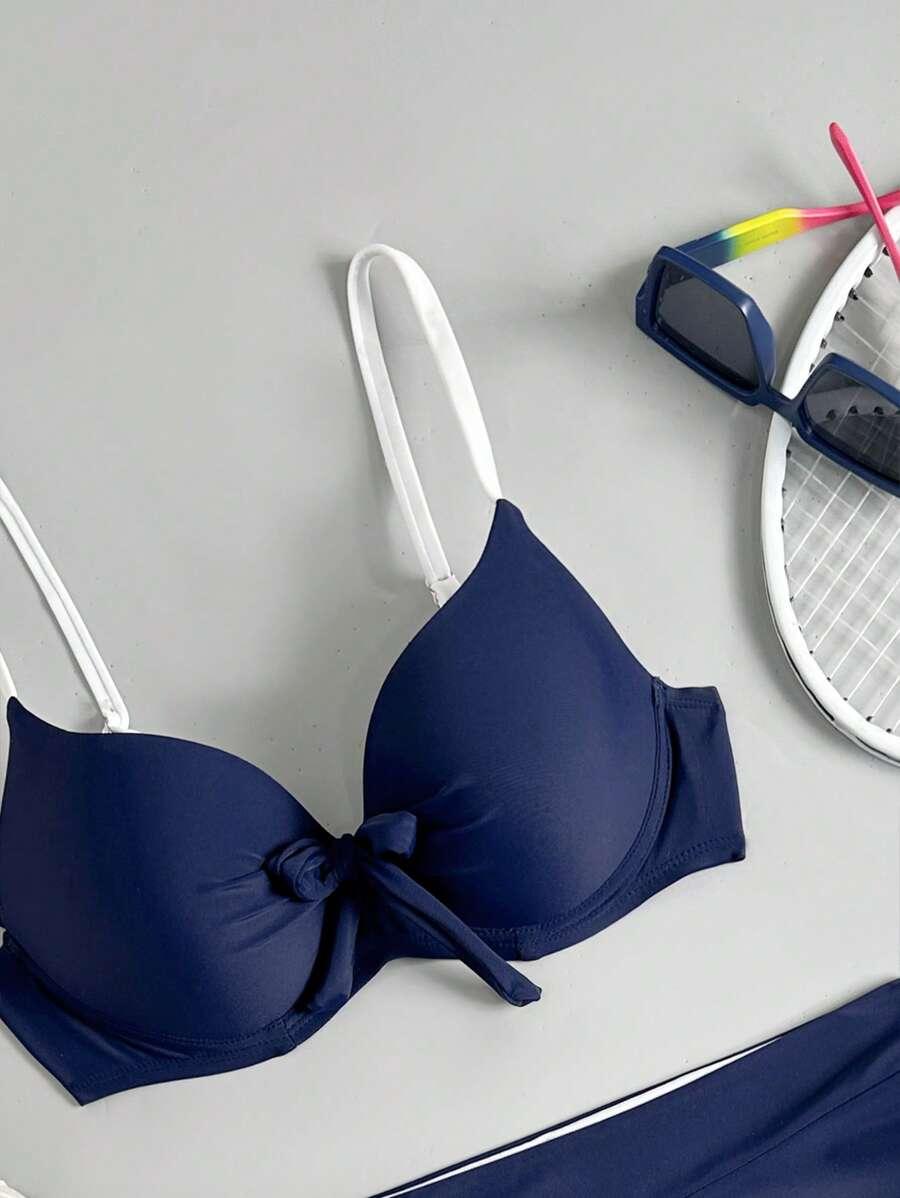 komplet bikini kontrast 