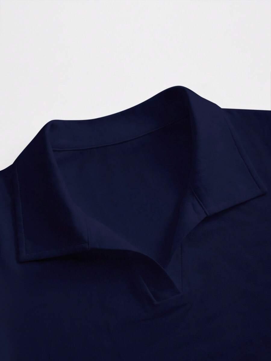 granatowa koszulka polo