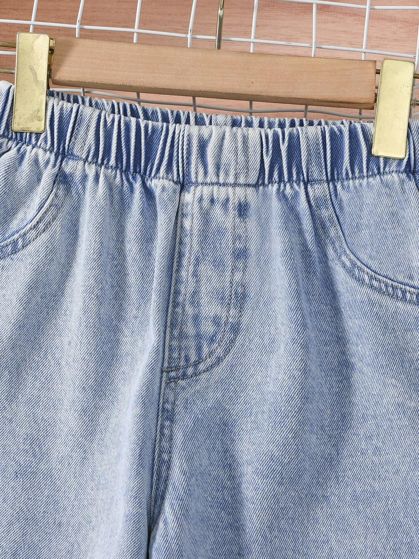 NIEBIESKIE SPODNIE JEANSY