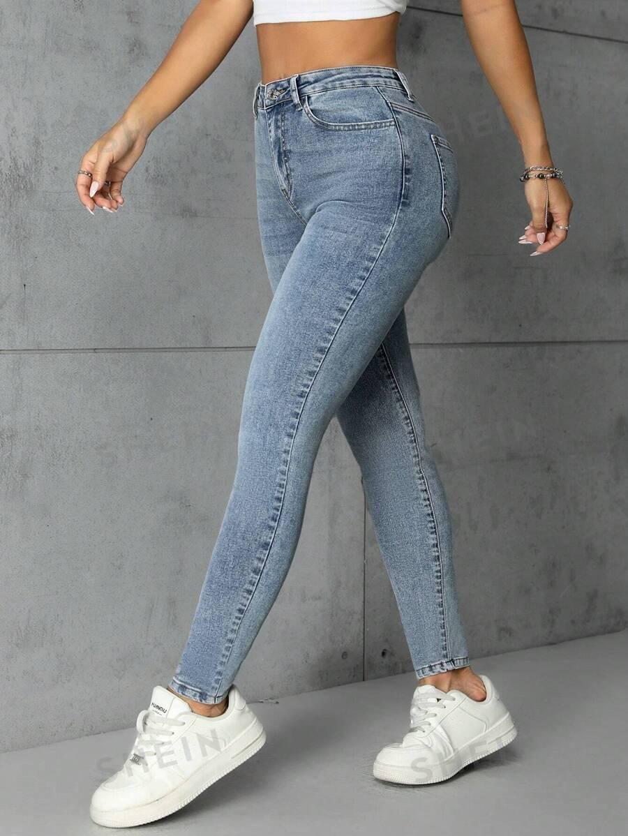 SPODNIE JEANS RURKI