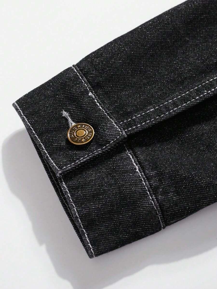 czarna kurtka jeans