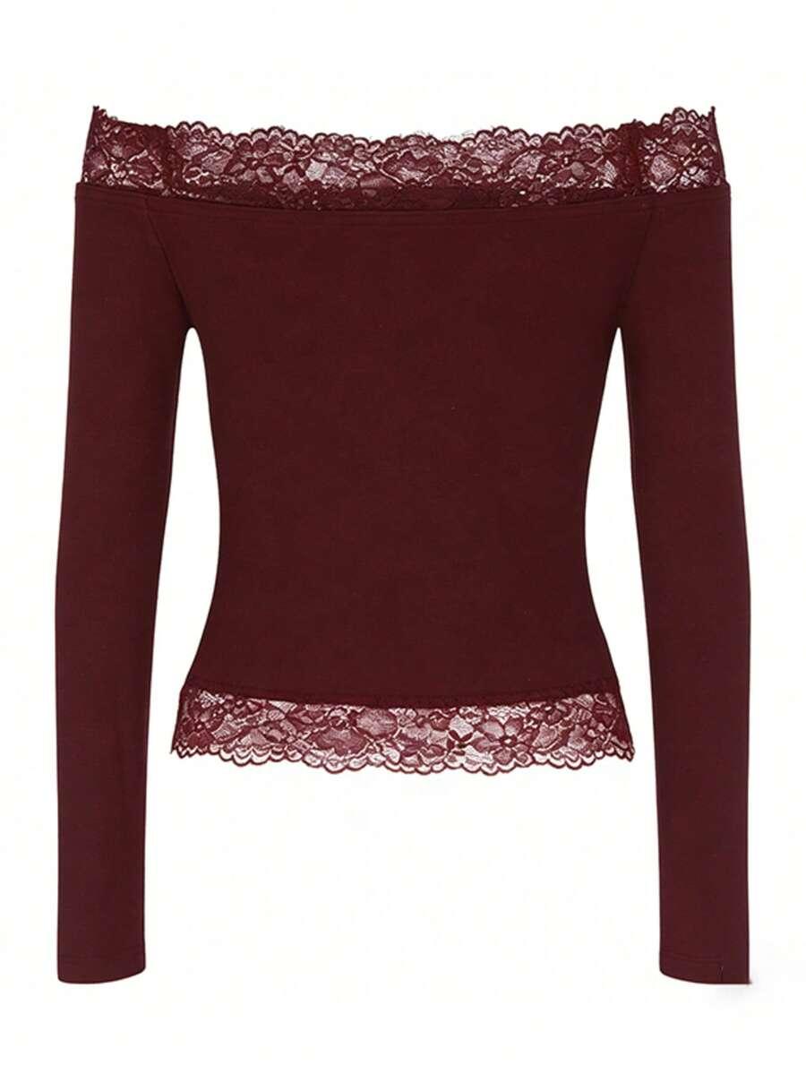 BORDOWY TOP KORONKA