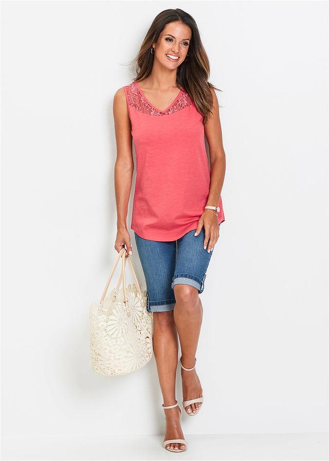NIEBIESKIE SPODENKI JEANS BERMUDY