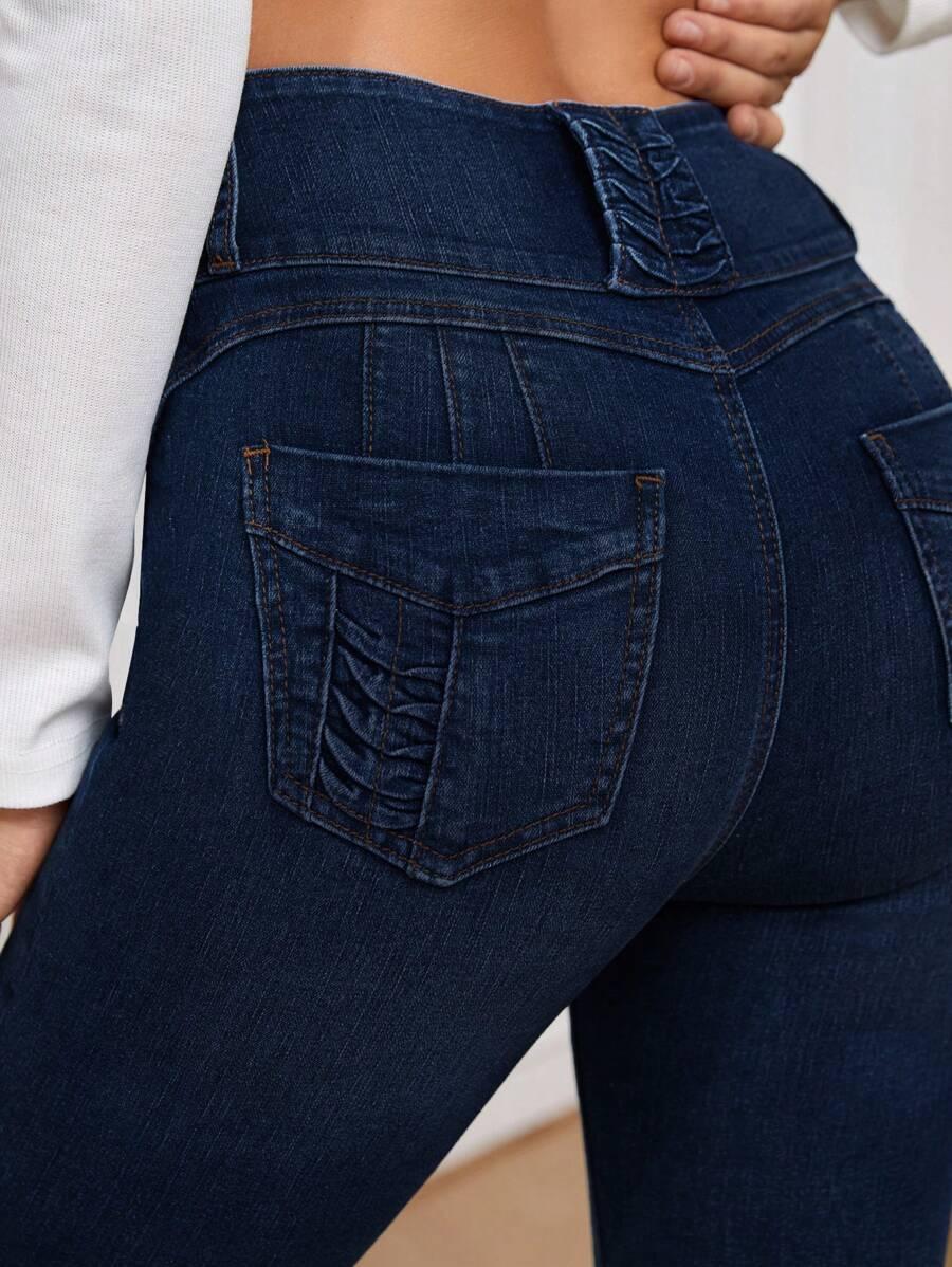 SPODNIE JEANS RURKI