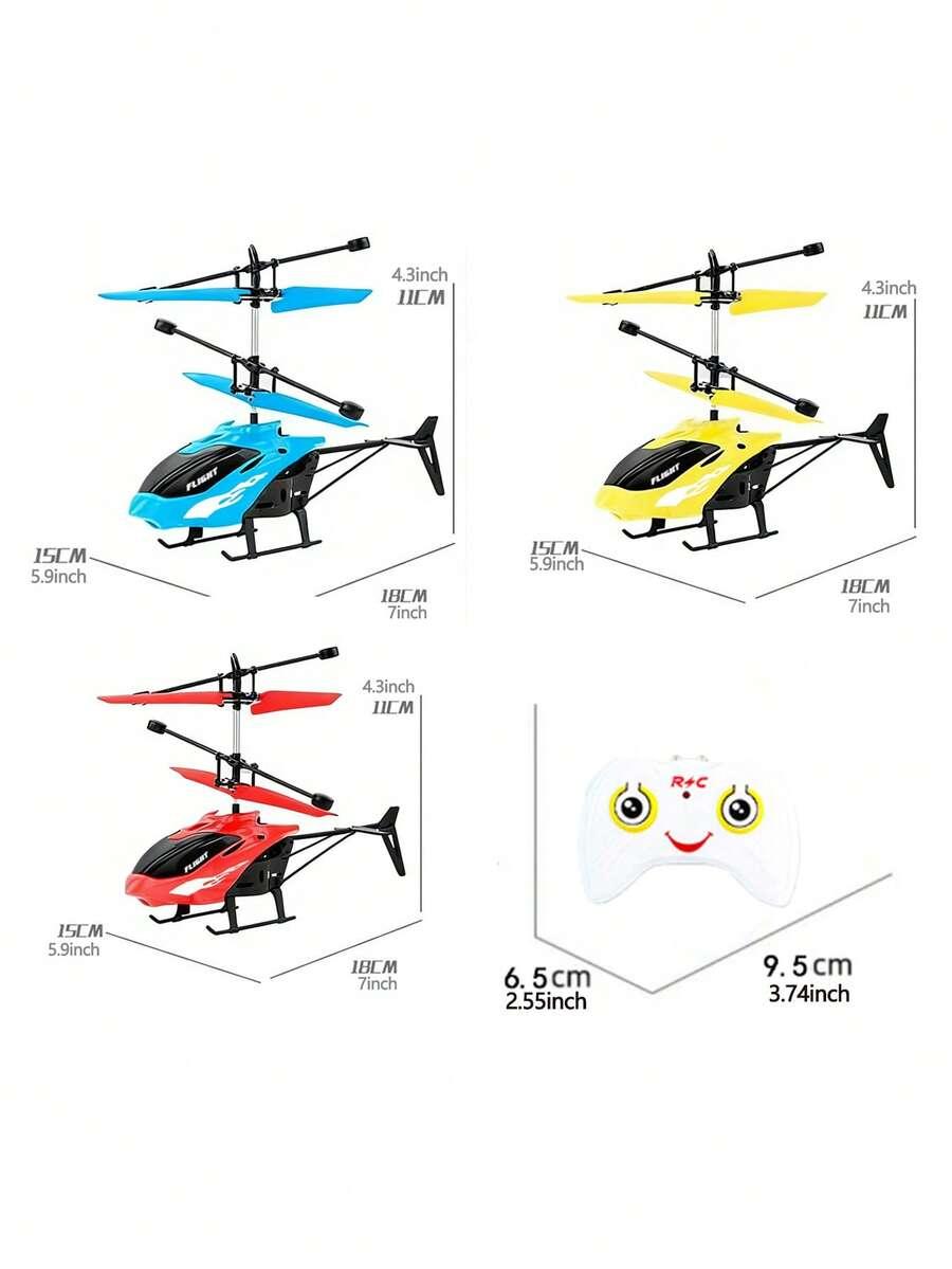 niebieski helikopter zabawka