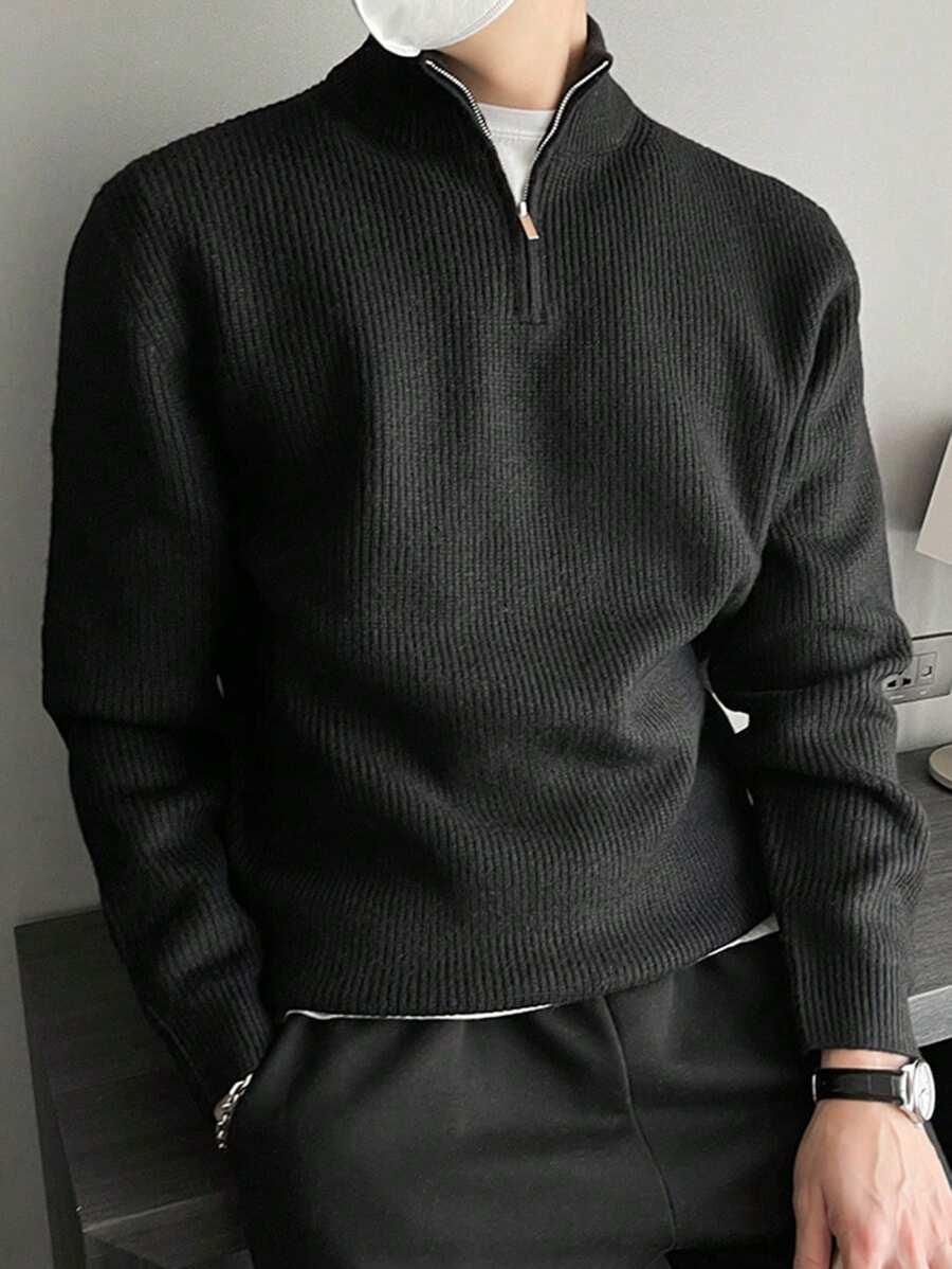 CZARNY SWETER ZAMEK