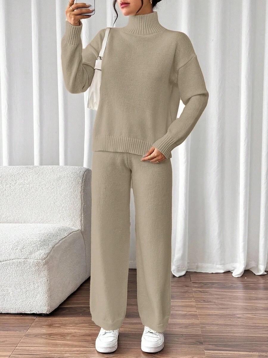 sweter spodnie komplet