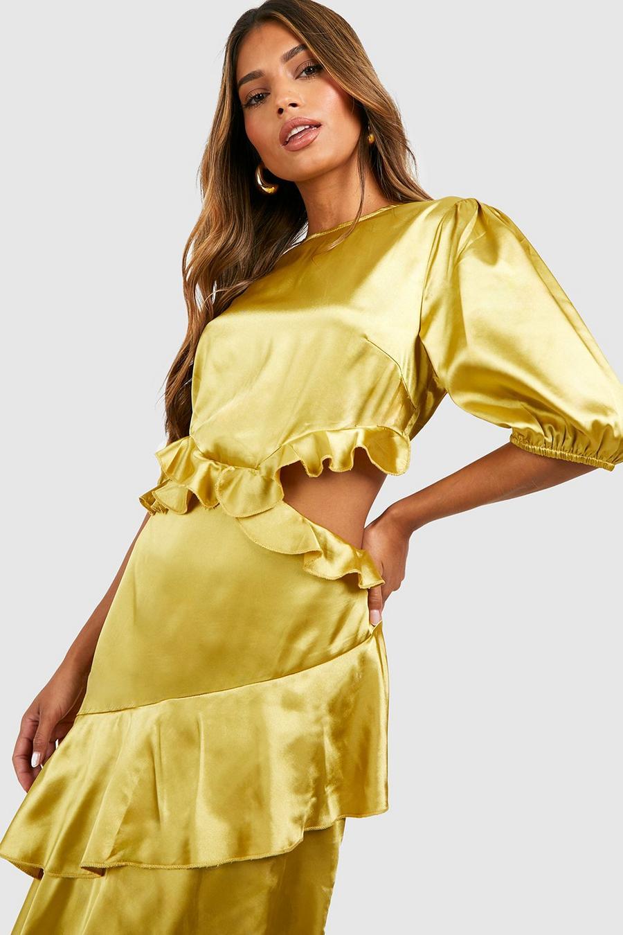SUKIENKA SATYNOWA MAXI