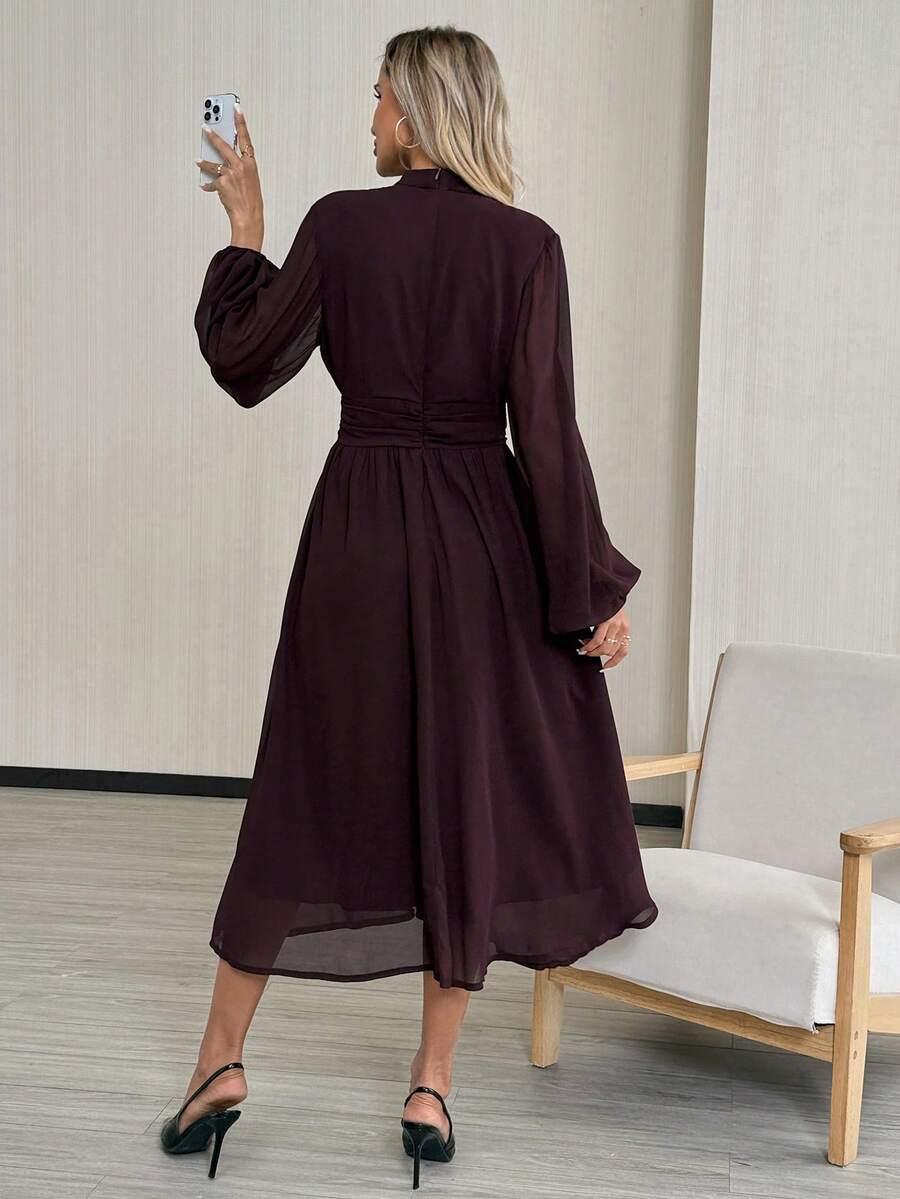 BURGUNDOWA MIDI SUKIENKA 