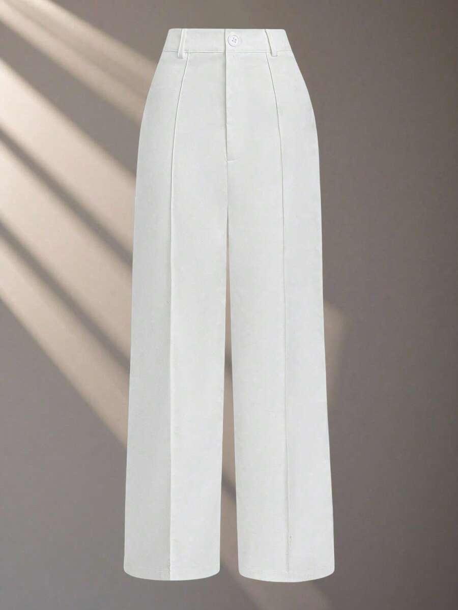 BIAŁE ELEGANCKIE SPODNIE