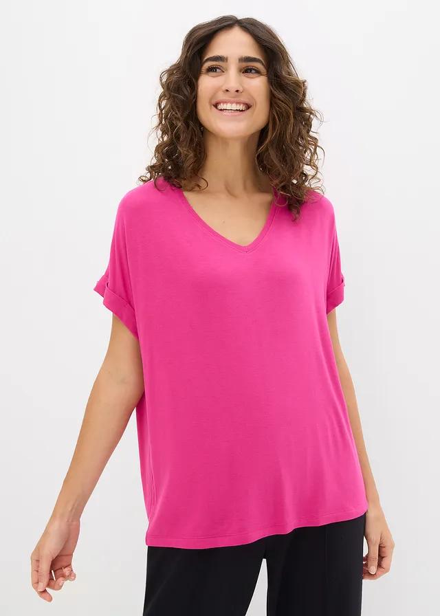 RÓŻOWY T-SHIRT BASIC