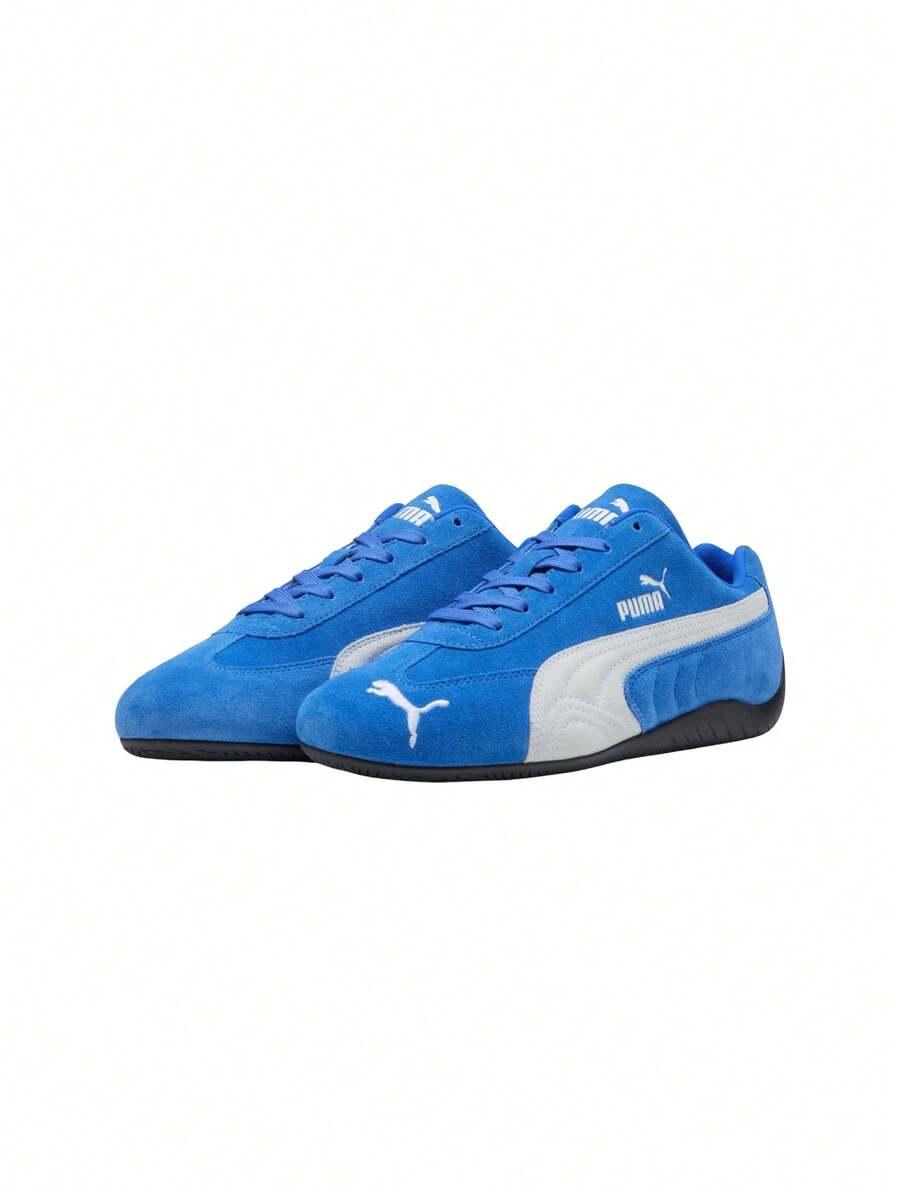 niebieskie buty sportowe skóra naturalna 398846