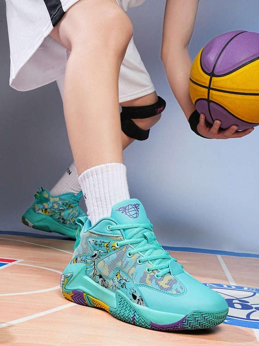 ZIELONE BUTY SPORTOWE NADRUK