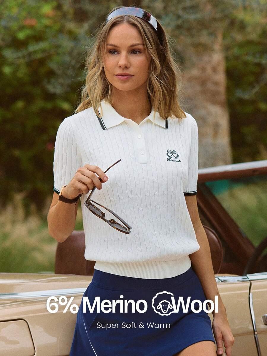 KOSZULKA POLO Z OZOBNYM SPLOTEM