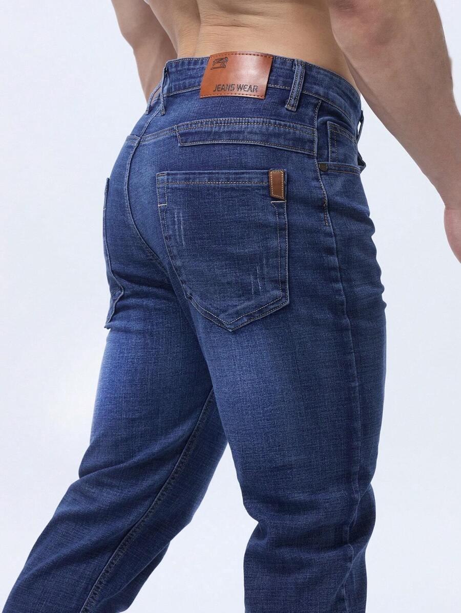 NIEBIESKIE SPODNIE JEANS