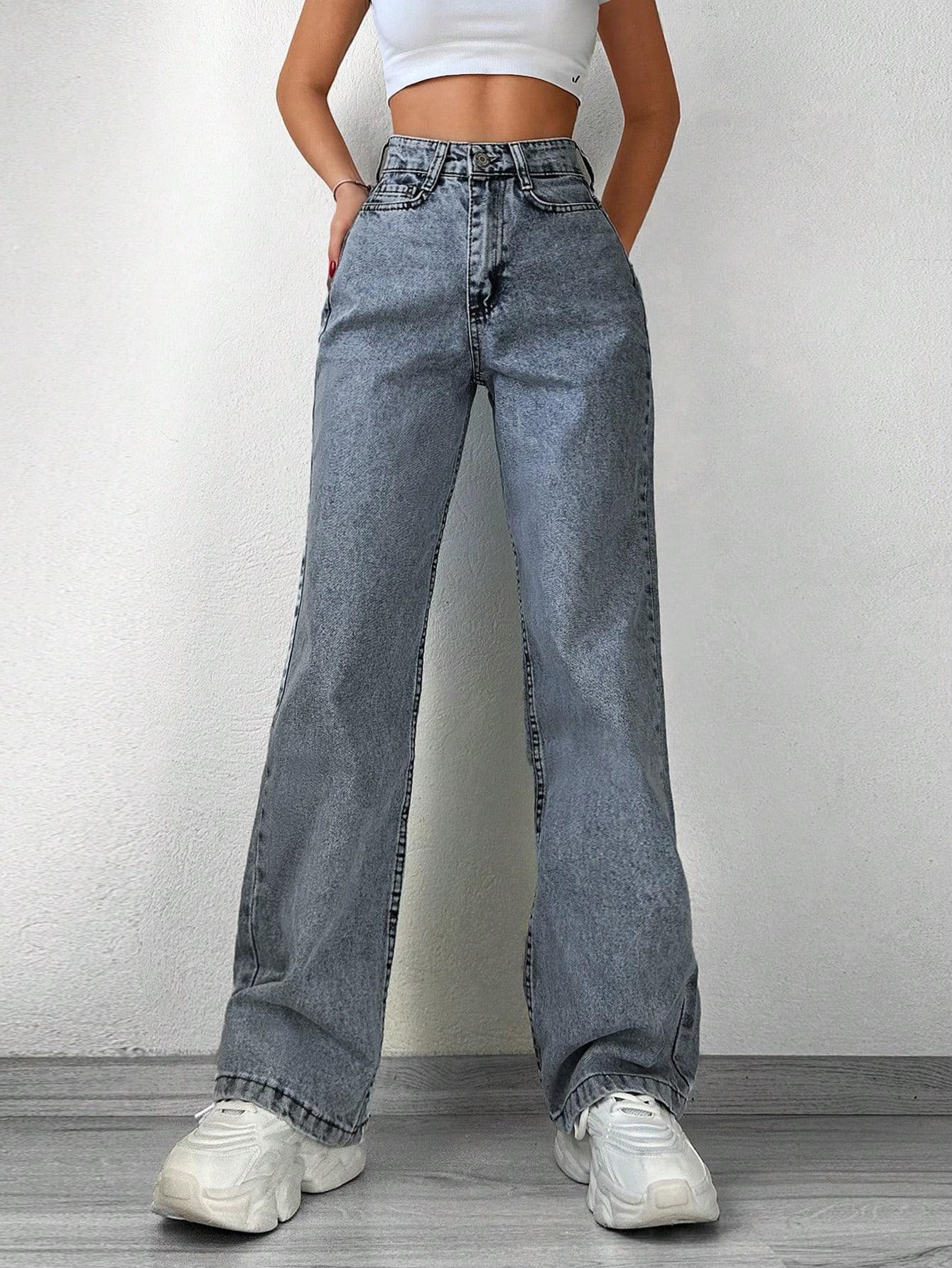 NIEBIESKIE SPODNIE JEANS 