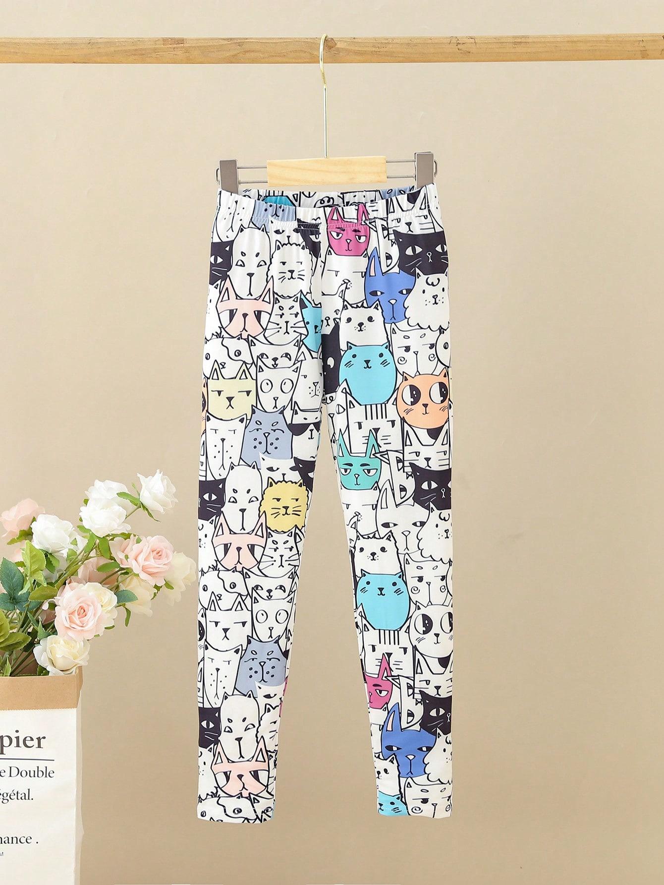 legginsy print koty