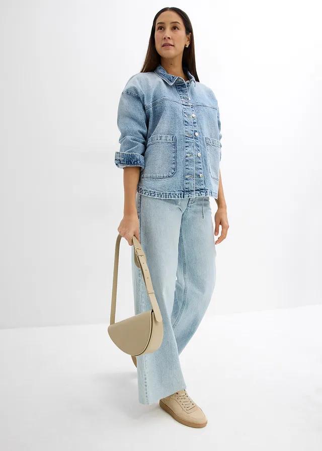 SPODNIE JEANS PROSTA NOGAWKA
