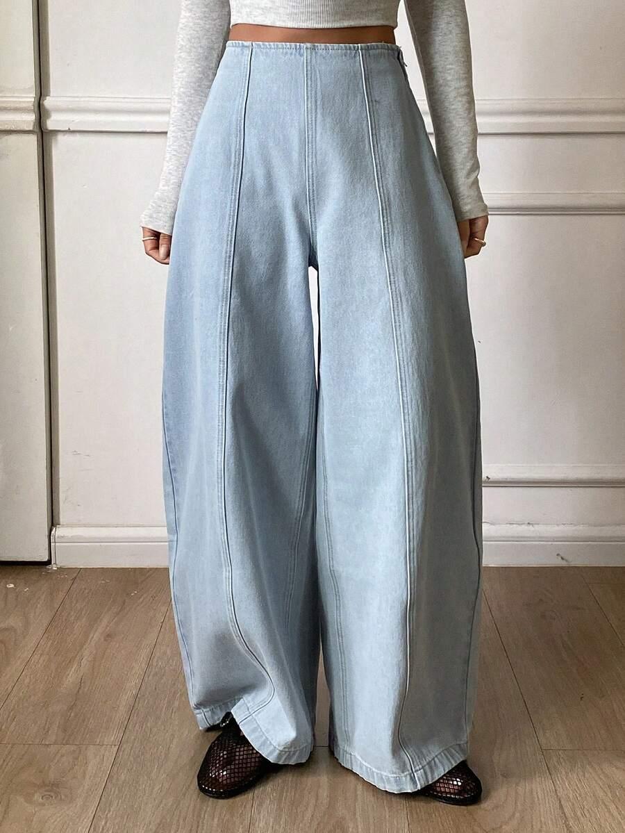 NIEBIESKIE SPODNIE JEANS