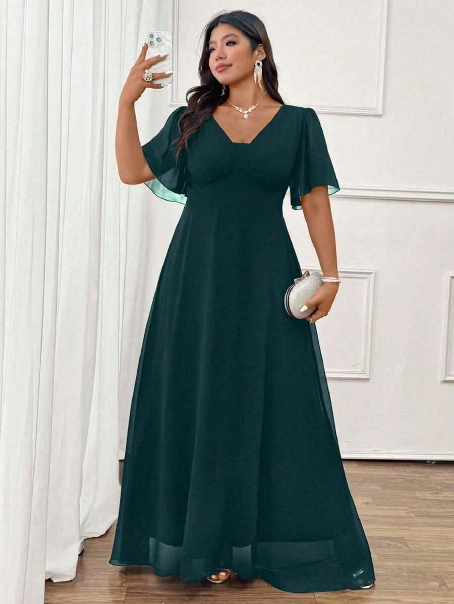 niebieska maxi sukienka
