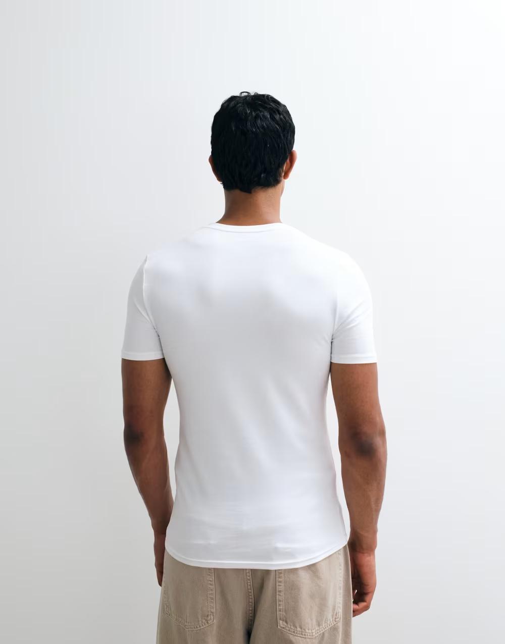 BIAŁY T-SHIRT BASIC
