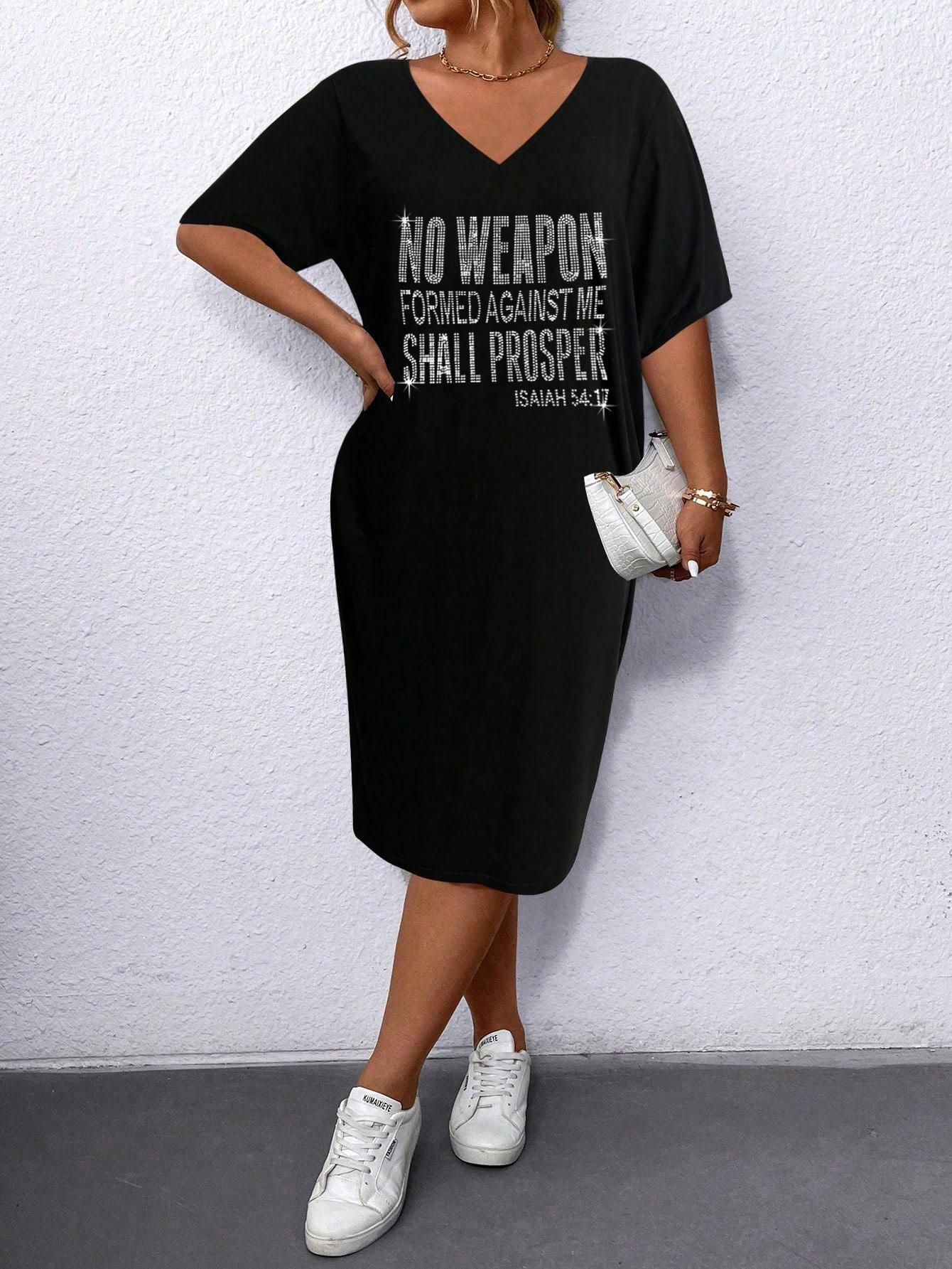 CZARNA SUKIENKA T-SHIRTOWA