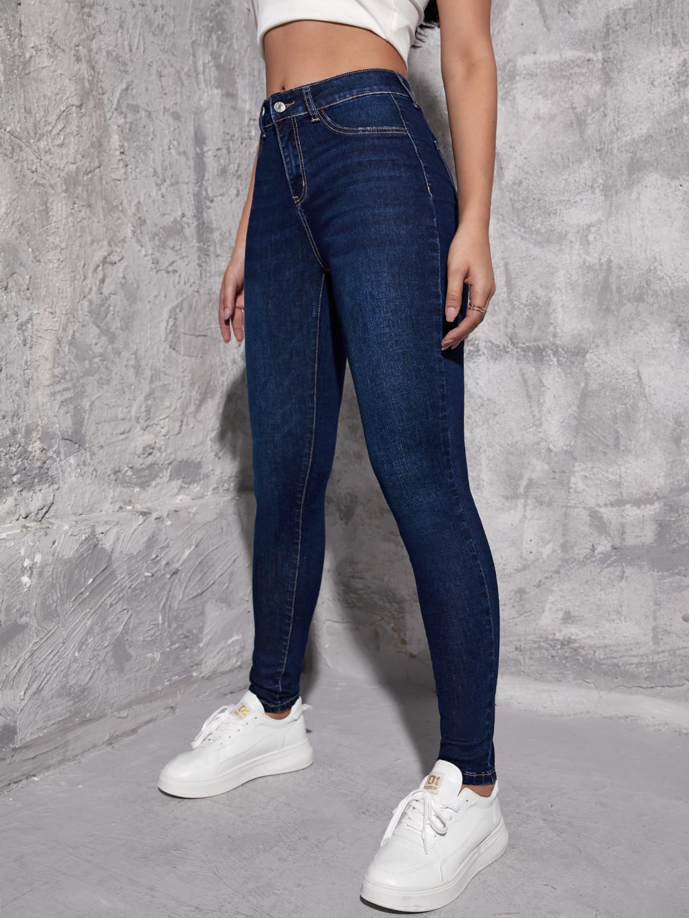 SPODNIE RURKI JEANS