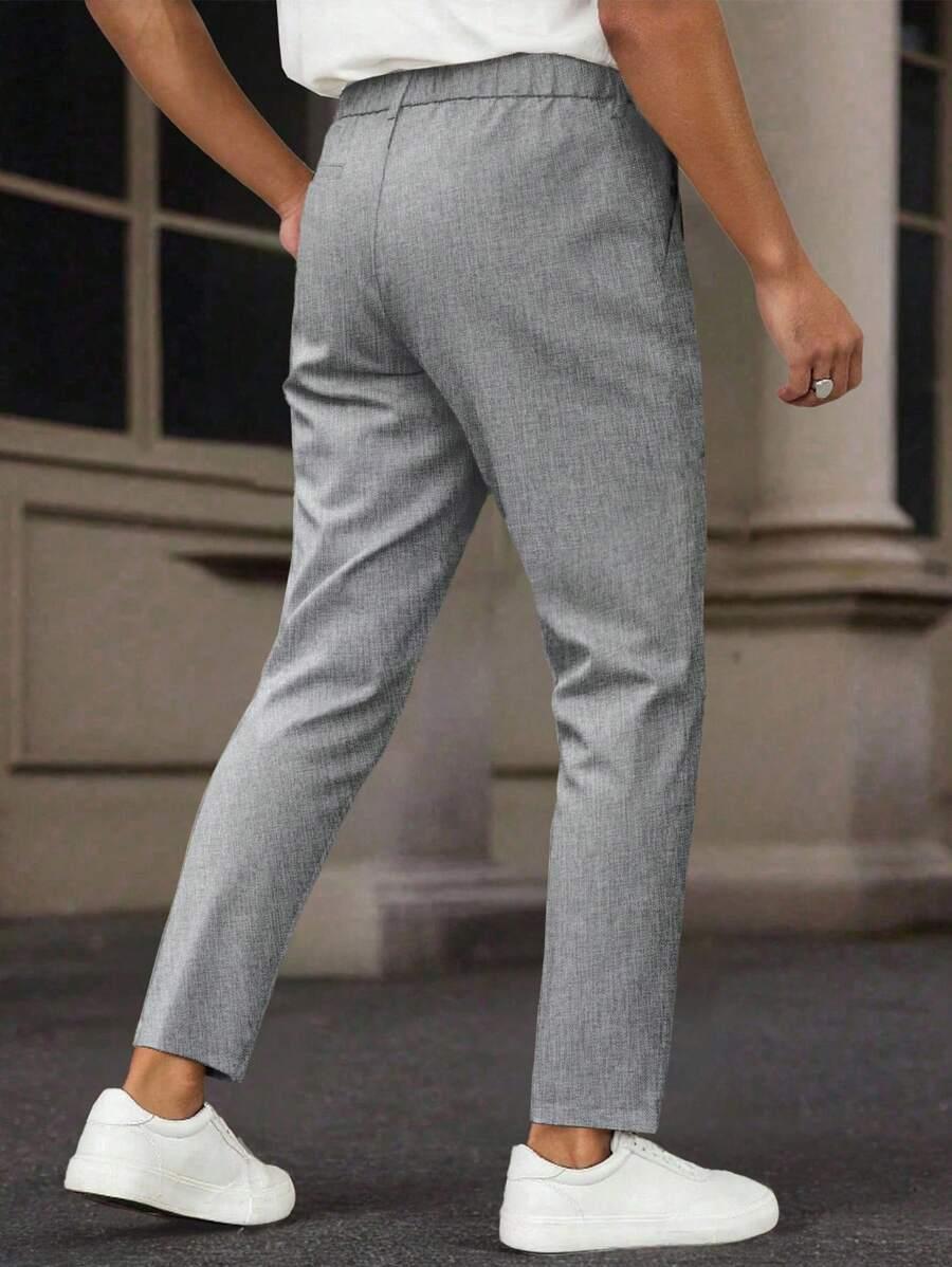 szare spodnie casual