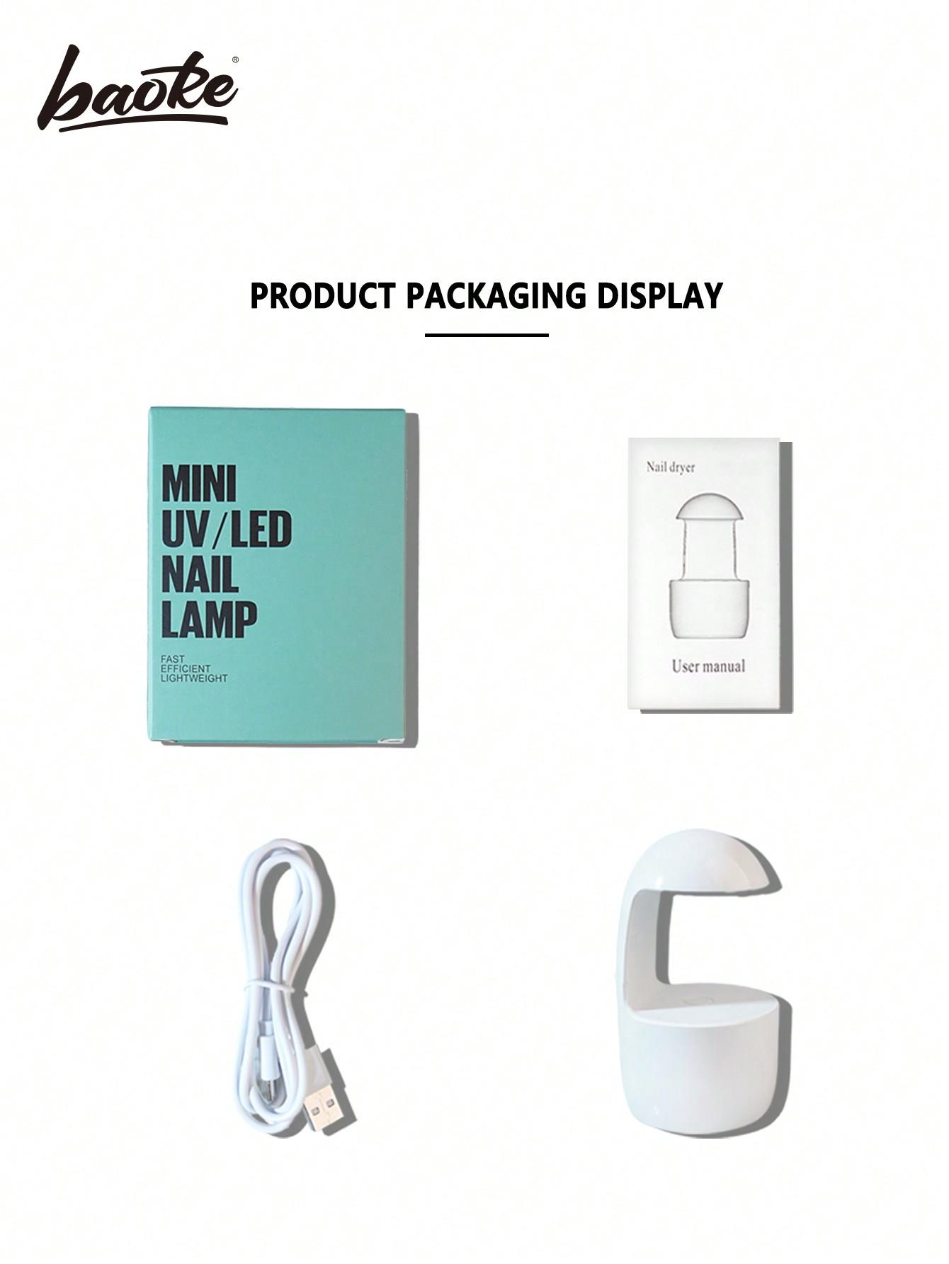 BIAŁA LAMPA DO PAZNOKCI