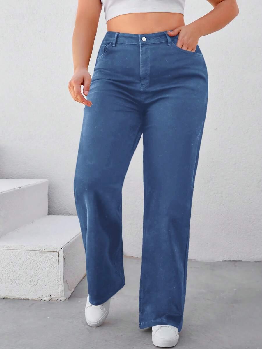 NIEBIESKIE SPODNIE JEANS