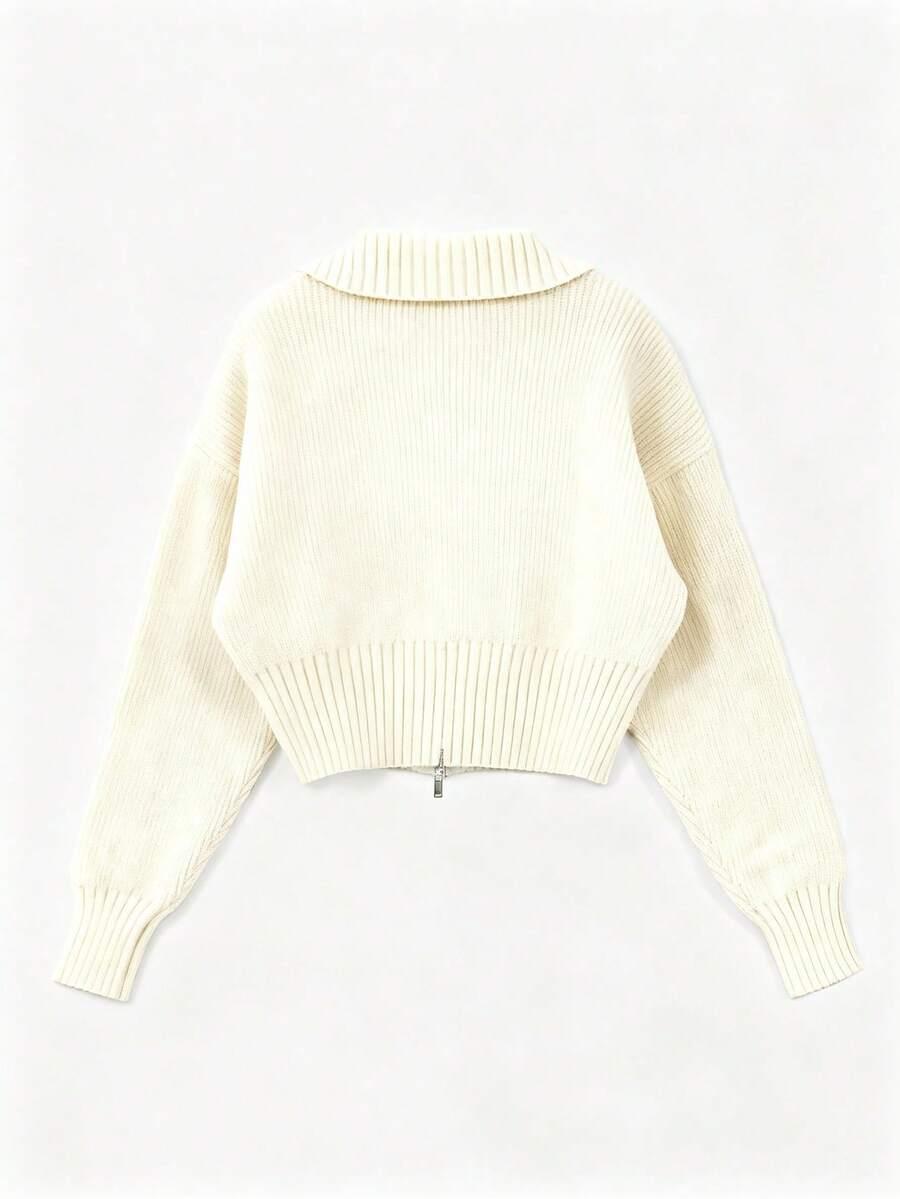 ROZPINANY SWETER ZAMEK