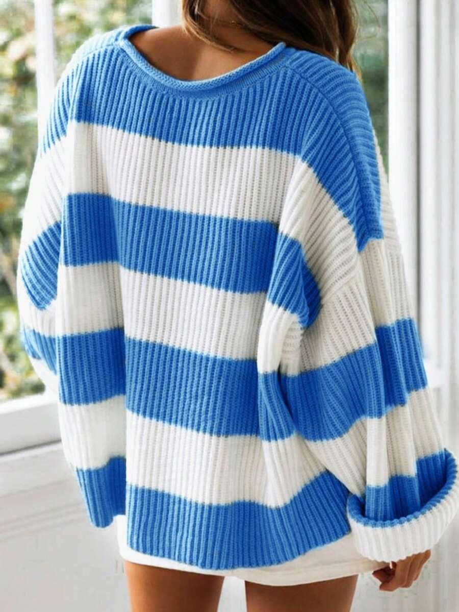 kolorowy sweter print