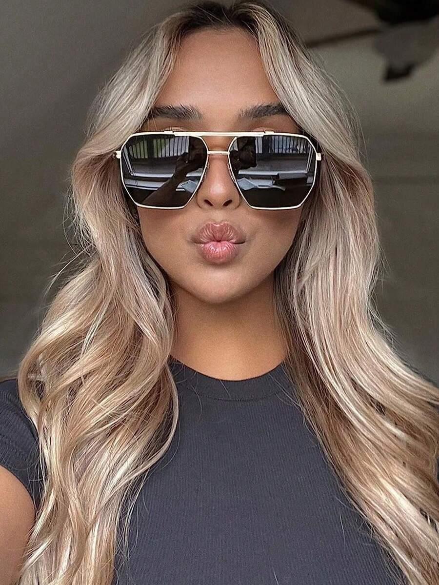okulary przeciwsłoneczne typu aviator 