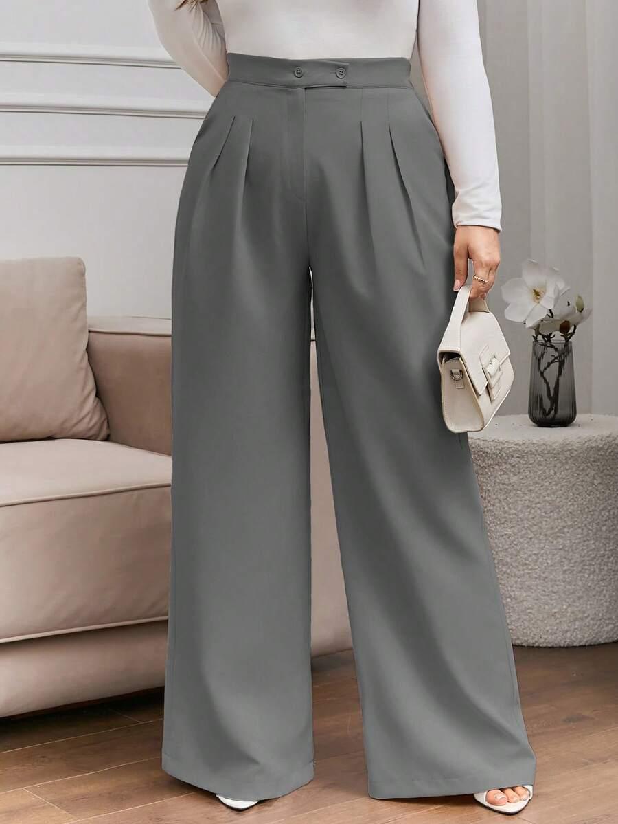 szare spodnie casual