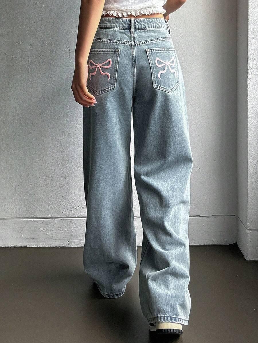 NIEBIESKIE SPODNIE JEANS