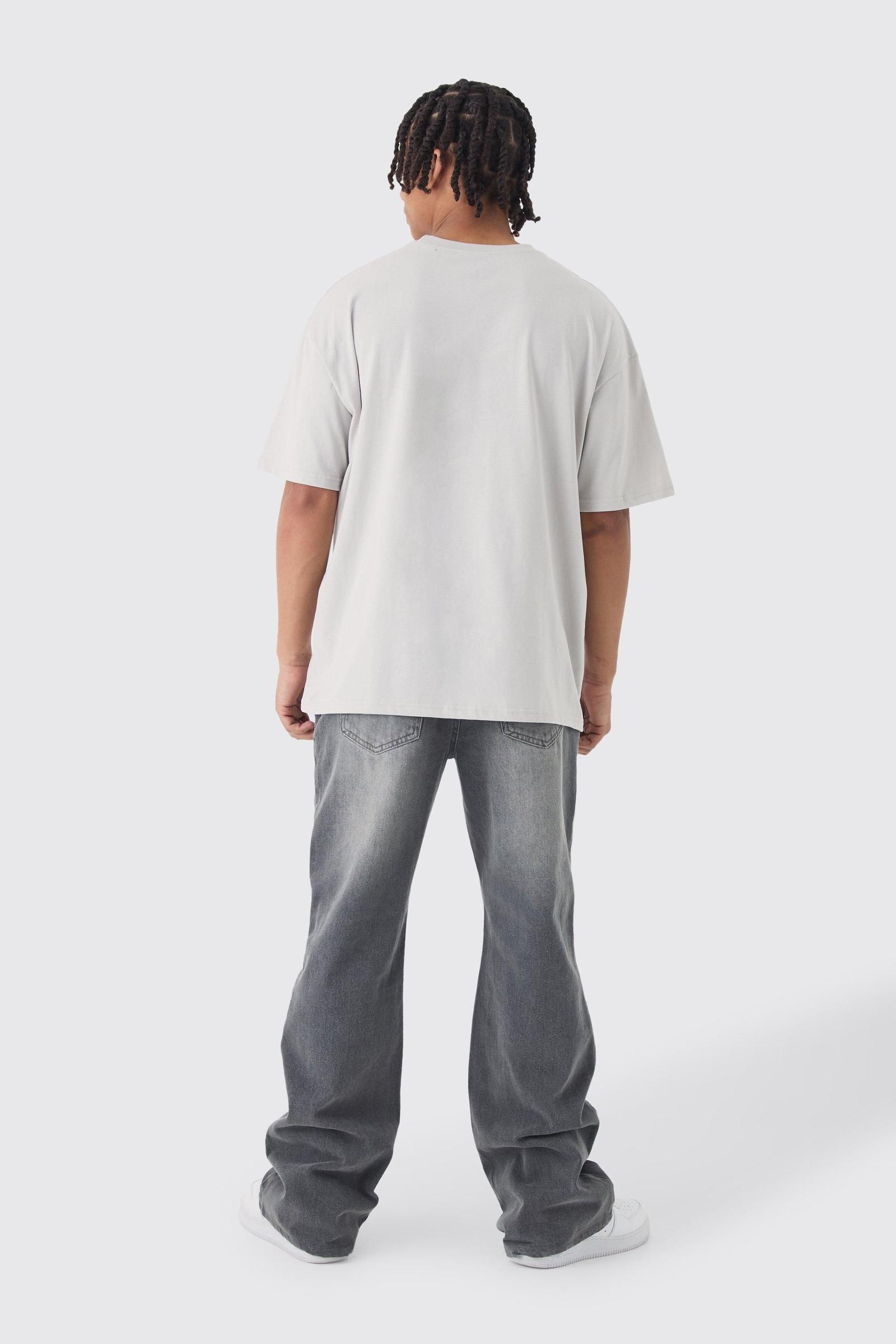 szary t-shirt basic