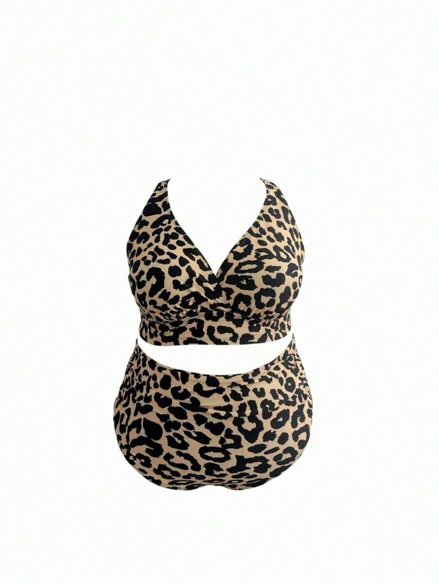 DWUCZĘŚCIOWY STRÓJ KĄPIELOWY ANIMAL PRINT