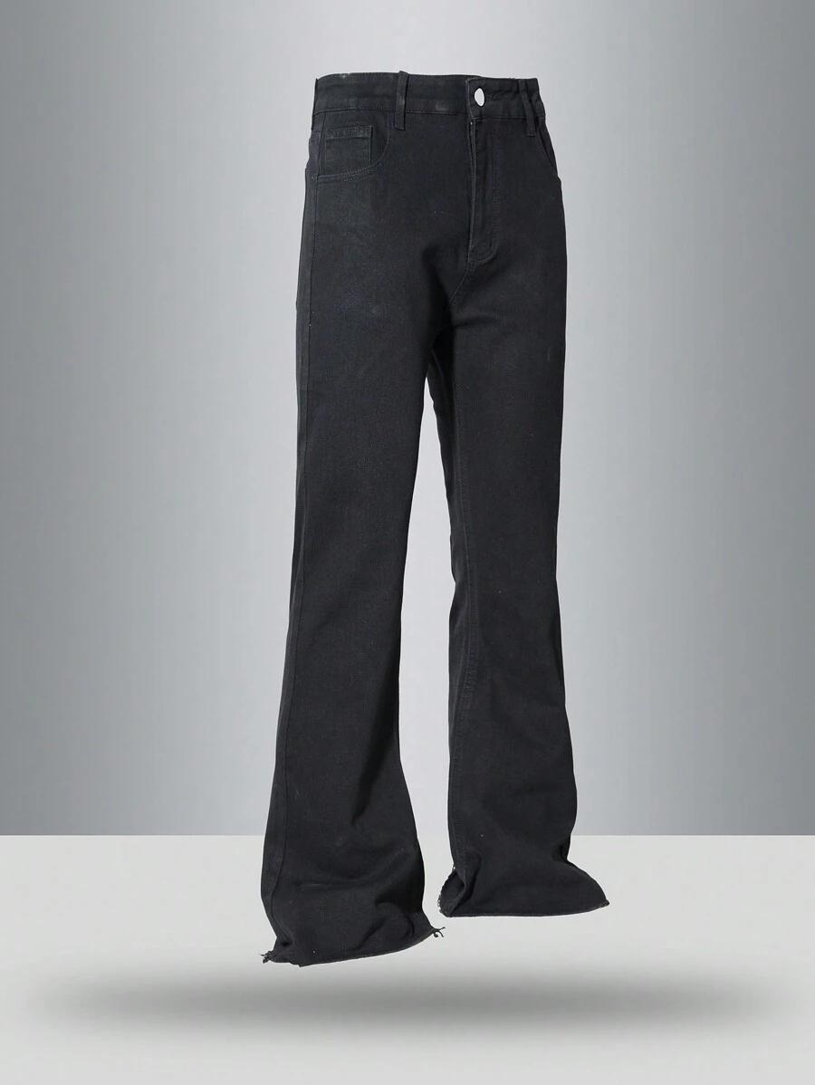 czarne spodnie jeans
