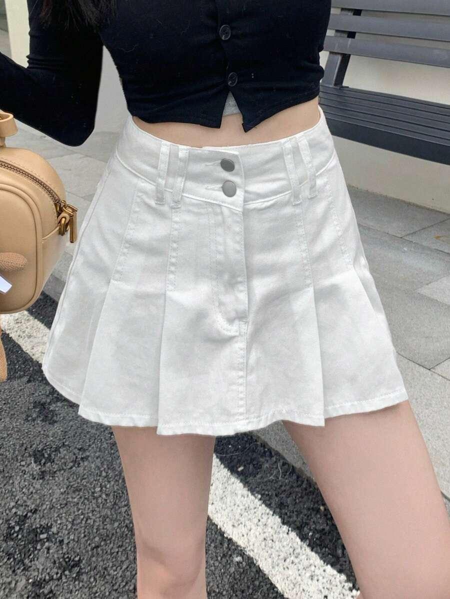 JEANSOWA MINI SPÓDNICA