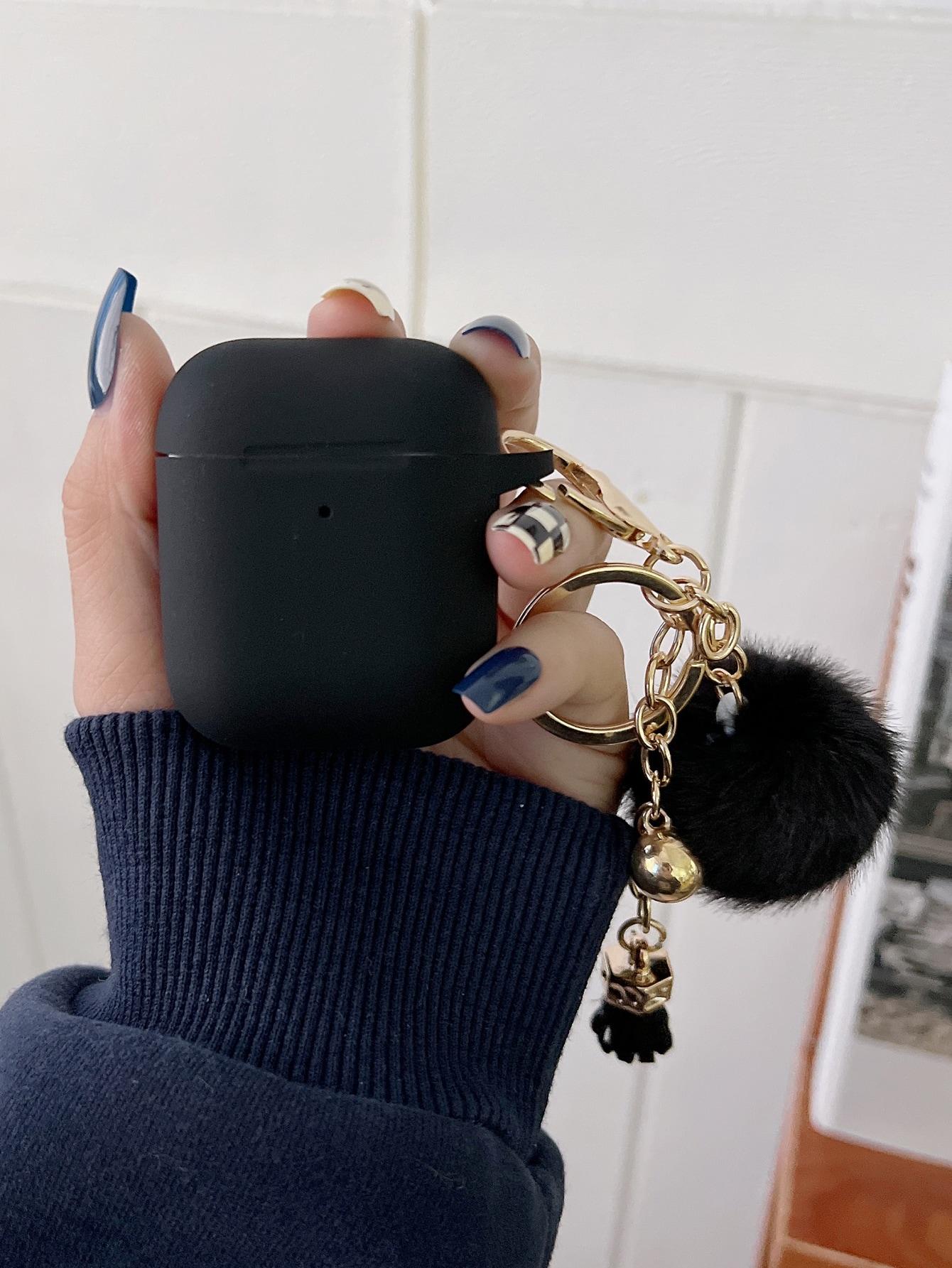 etui na słuchawki airpods 1/2 z brelokiem