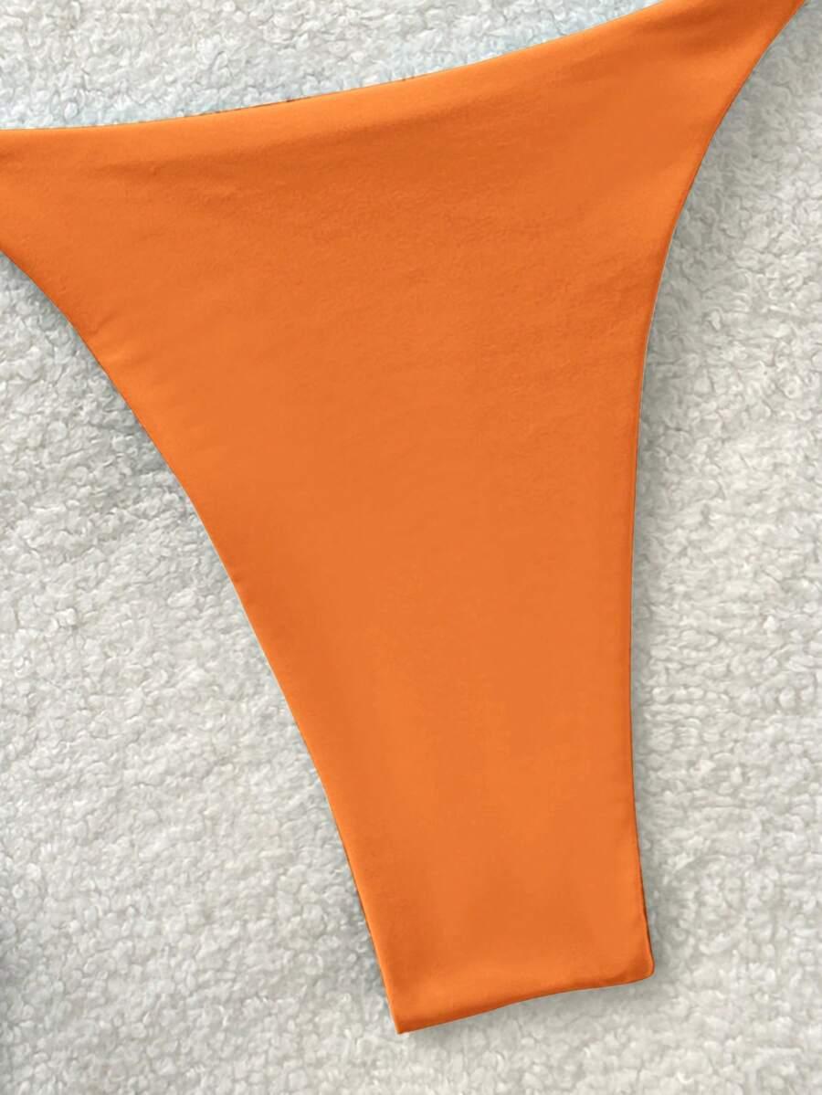 DWUCZĘŚCIOWE BIKINI DAMSKIE NEONOWE